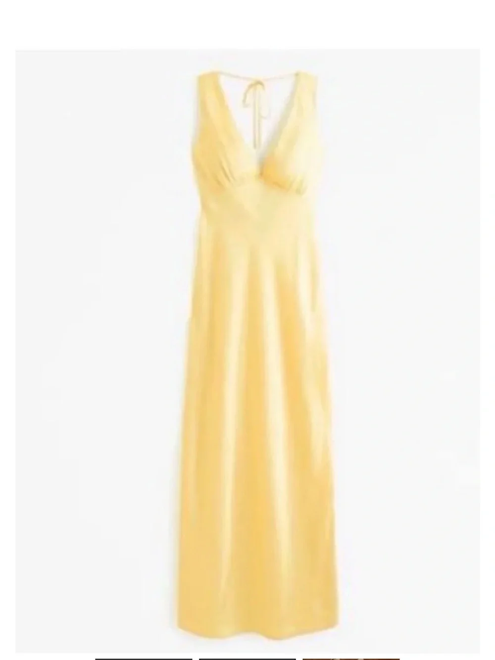 Abercrombie Women's Plunge Cowl Back Maxi Dress